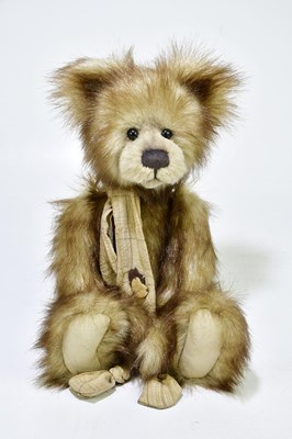 Lot 242 - CHARLIE BEARS; three teddy comprising 'Corey',...