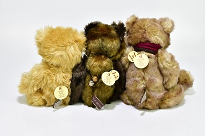 Lot 70 - CHARLIE BEARS; a collection of nine teddy...