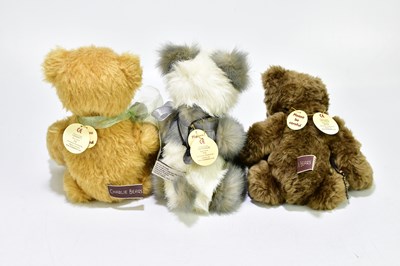 Lot 70 - CHARLIE BEARS; a collection of nine teddy...