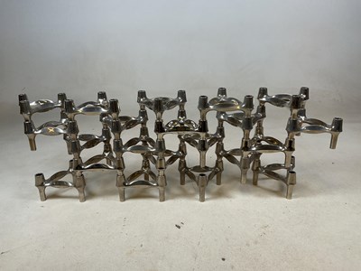 Lot 540 - BMF NAGEL GERMANY; a chrome modular stacking...