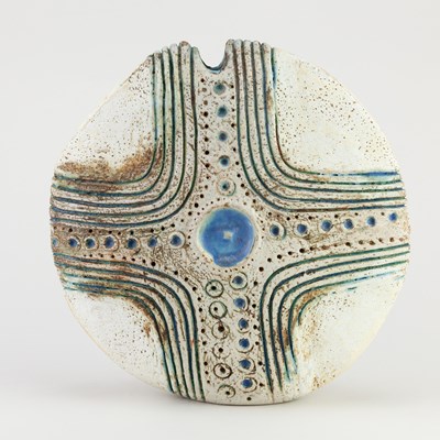 Lot 80 - ALAN WALLWORK (1931-2019); a stoneware pebble...