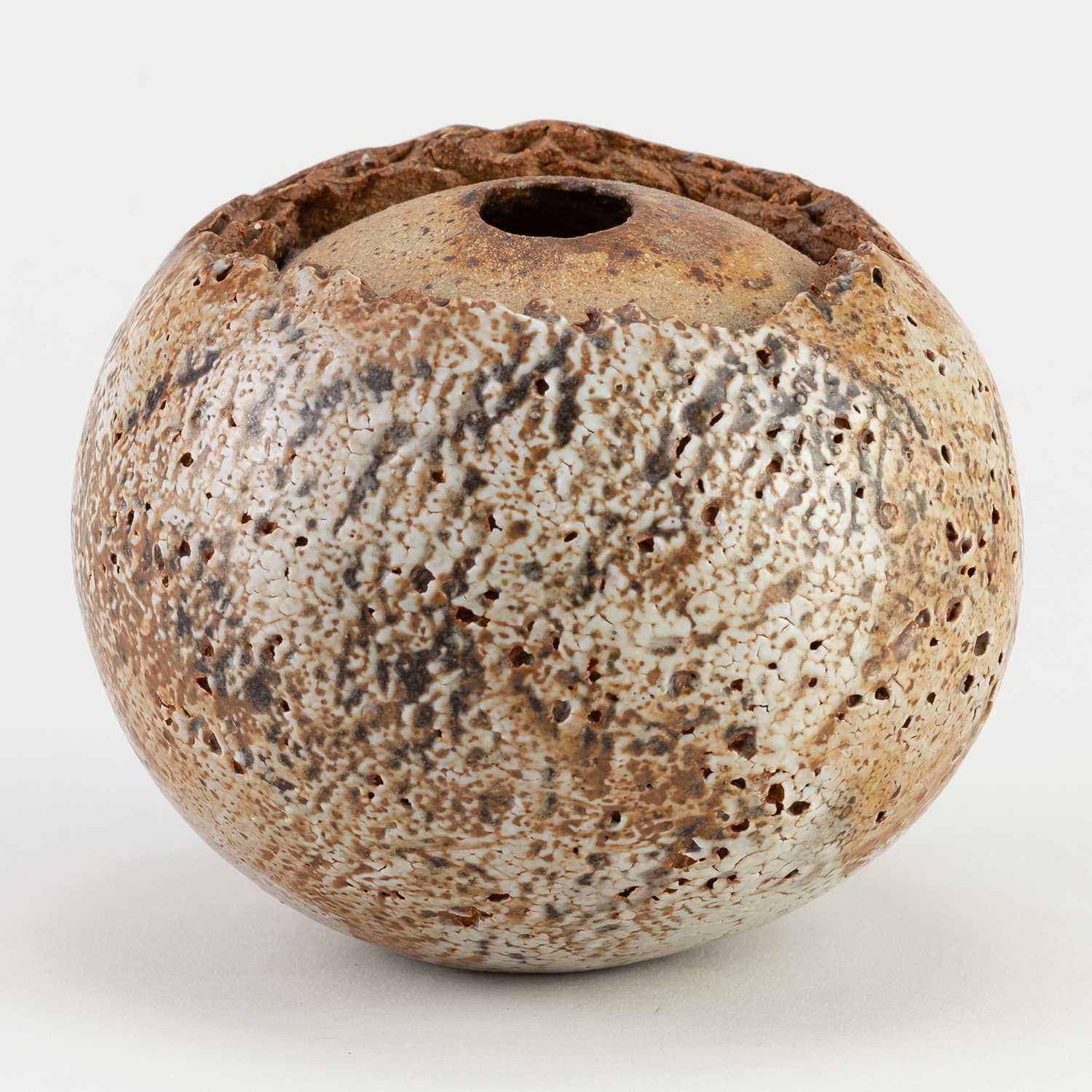 Lot 84 - ALAN WALLWORK (1931-2019); a stoneware seed...