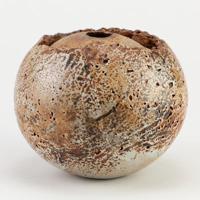 Lot 84 - ALAN WALLWORK (1931-2019); a stoneware seed...