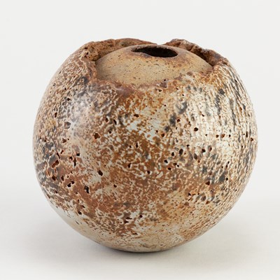 Lot 84 - ALAN WALLWORK (1931-2019); a stoneware seed...