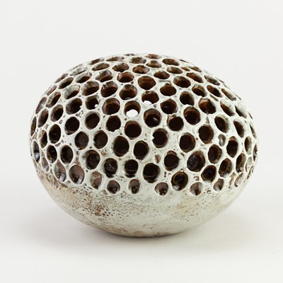 Lot 86 - ALAN WALLWORK (1931-2019); a stoneware seed...