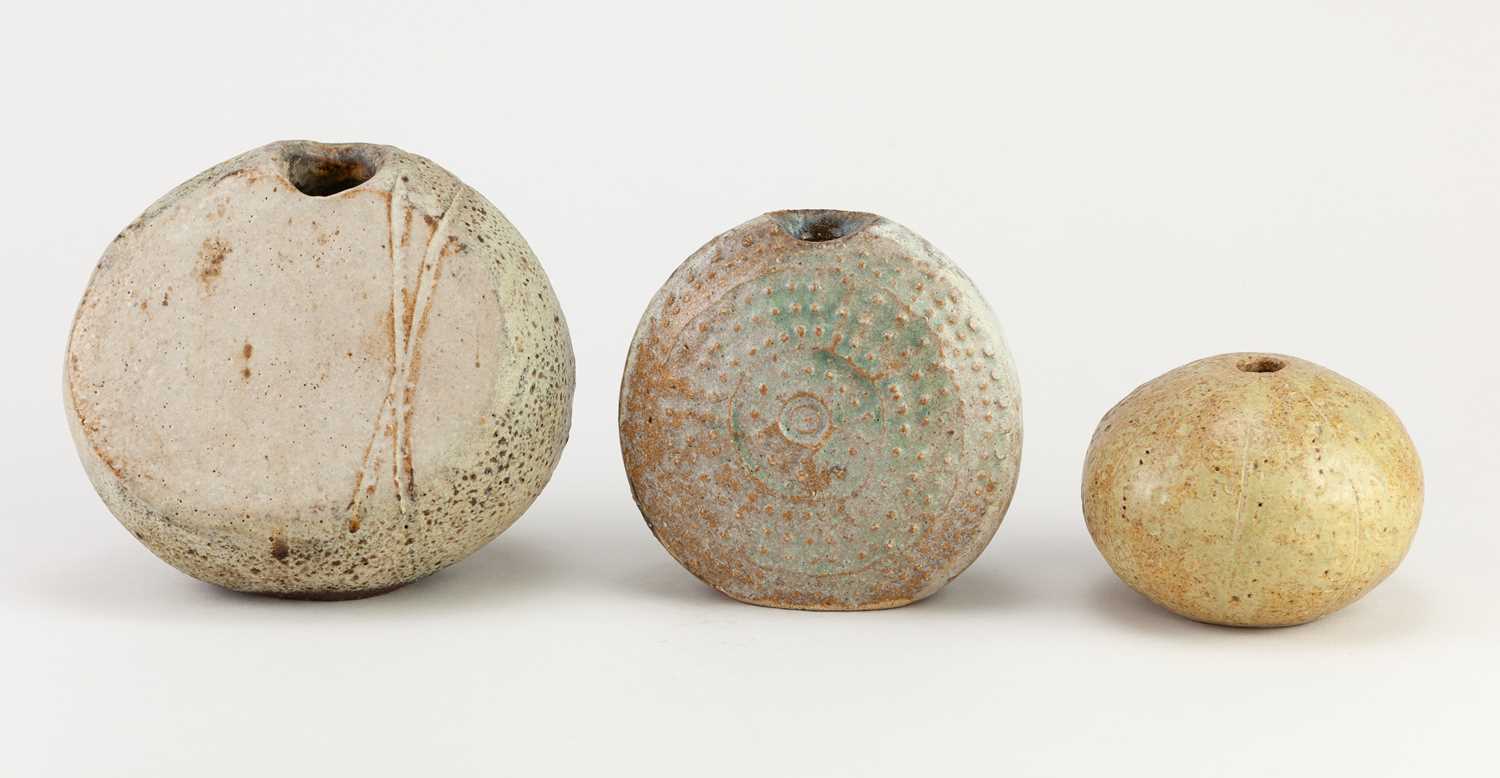 Lot 81 - ALAN WALLWORK (1931-2019); a stoneware pebble,...