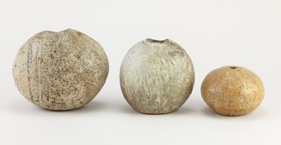 Lot 81 - ALAN WALLWORK (1931-2019); a stoneware pebble,...