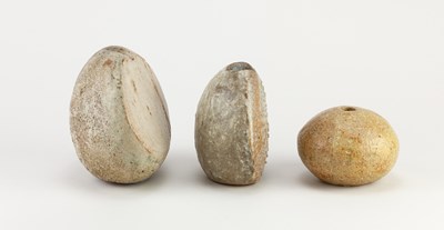 Lot 81 - ALAN WALLWORK (1931-2019); a stoneware pebble,...