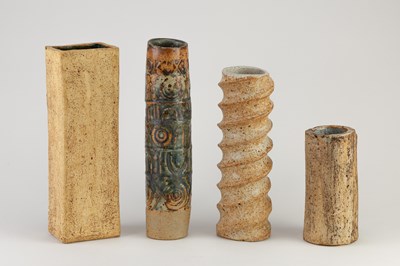 Lot 87 - ALAN WALLWORK (1931-2019); a stoneware spiral...