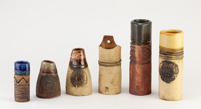 Lot 147 - BOB DAWE (born 1935); four cylindrical...