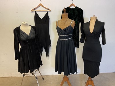 Lot 87 - Five vintage evening dresses including...