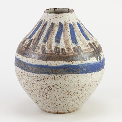 Lot 144 - BETTY BLANDINO (1927-2011); a stoneware vessel...