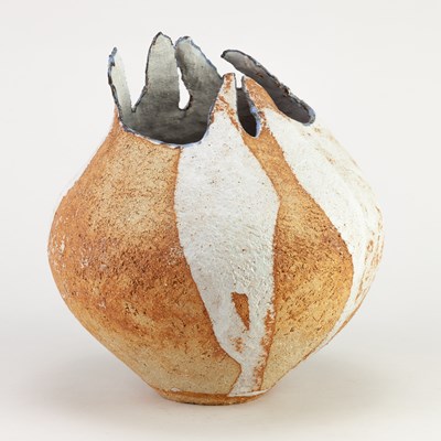 Lot 145 - BETTY BLANDINO (1927-2011); a stoneware vessel...