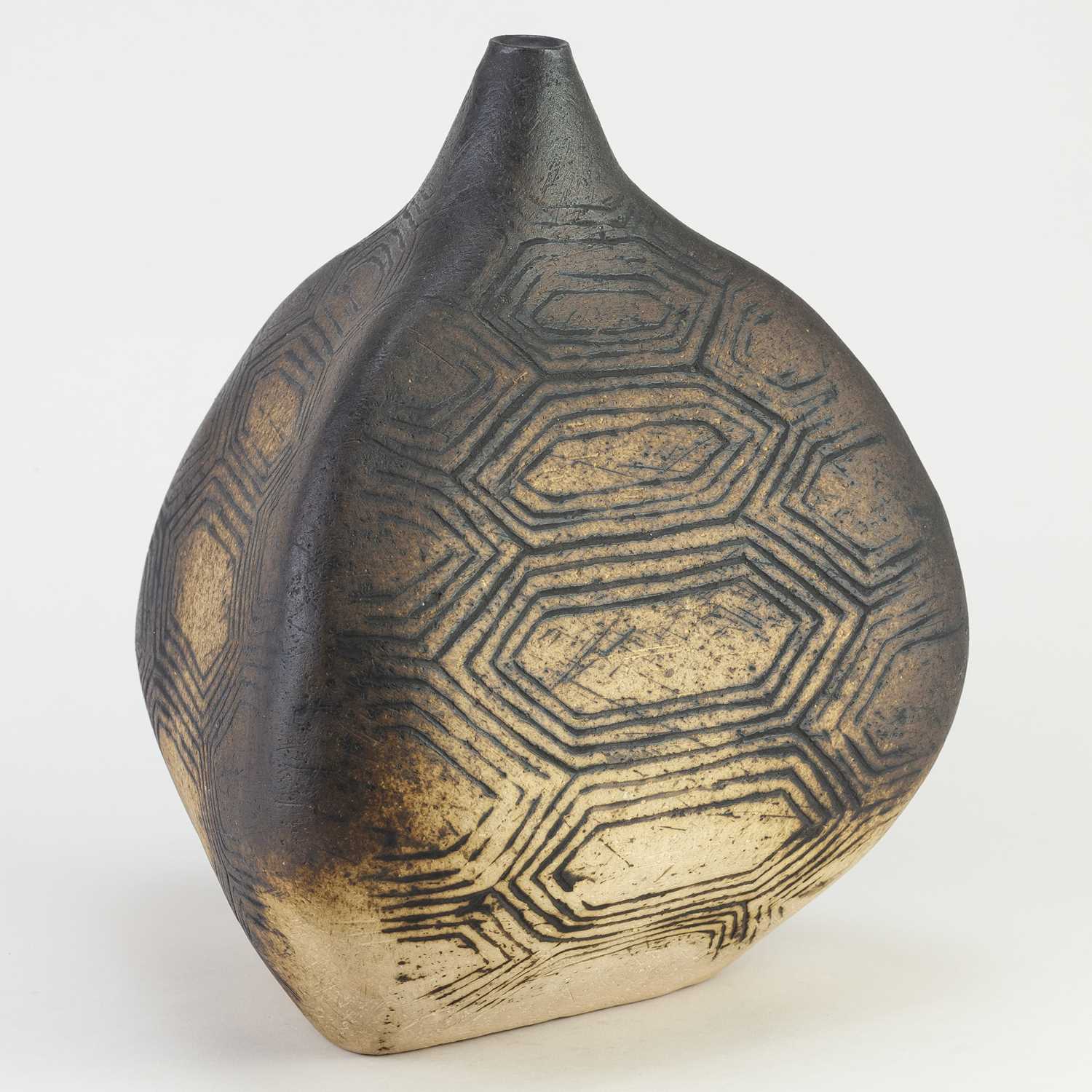 Lot 592 - MOLLIE WINTERBURN (1920-1996); a triangular...