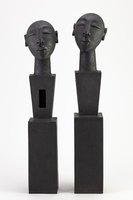 Lot 731 - SUE HANNA (born 1963); a near pair of...