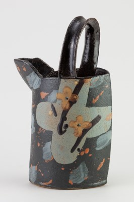 Lot 475 - JOHN MALTBY (1936-2020); a tall stoneware jug...