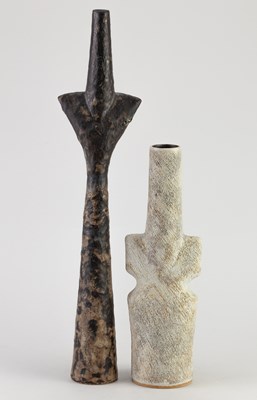 Lot 280 - CHRIS CARTER (born 1945); a tall stoneware...