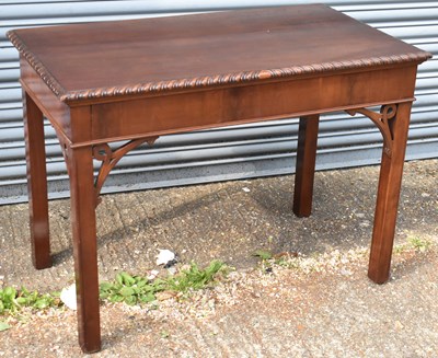 Lot 2 - A 19th century mahogany hall table in the...
