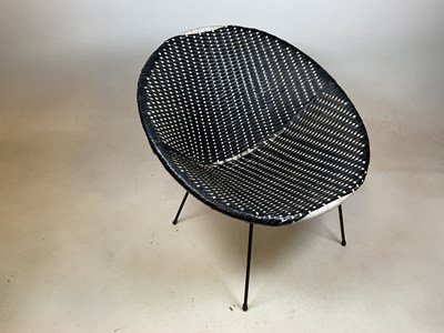 Lot 24 - A 1950s Sputnik satellite woven black and...