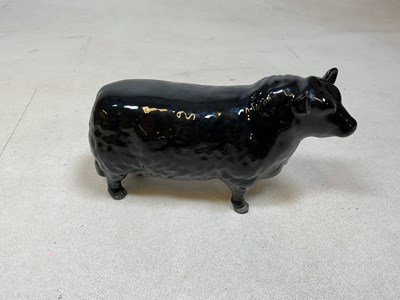 Lot 232 - BESWICK; amodel of an Aberdeen Angus bull,...