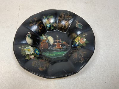 Lot 234 - A late Victorian hand painted papier mache...