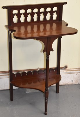 Lot 69 - A unusual late 19th century mahogany two tier...