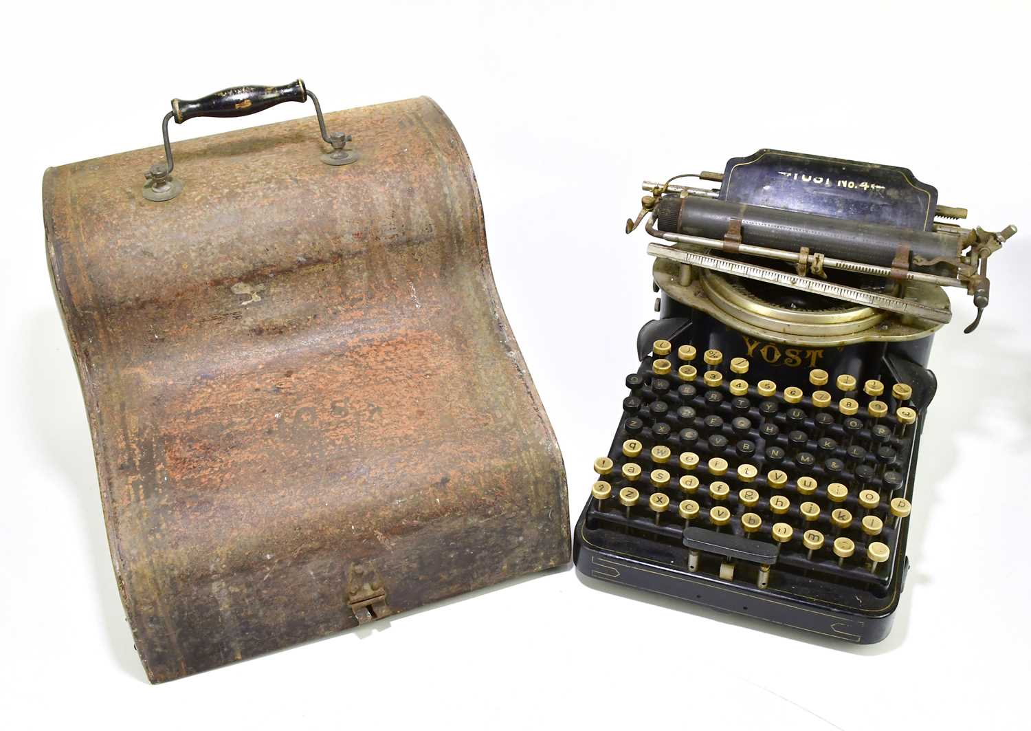 Lot 1034 - YOST; No.4 typewriter.