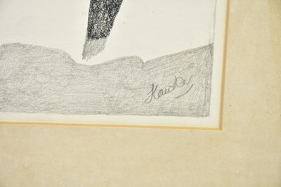 Lot 1607 - MARJORIE HAWKE; pencil sketch, 'Sussex Farm',...