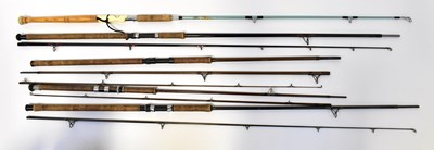 Lot 453 - A mixed collection of fishing rods to include...