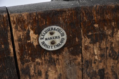 Lot 1154 - A copper coal bucket, together with a oak and...
