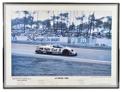 Lot 12 - TONY HENTON; a photograph, 'Le Mans 1988',...