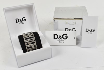 Lot 681 - DOLCE & GABBANA; a lady's wristwatch, boxed.