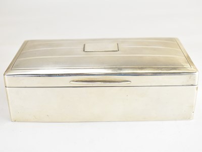 Lot 746 - An Edwardian hallmarked silver desk cigarette...