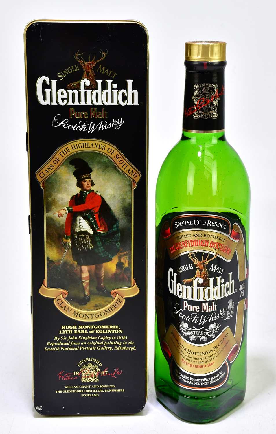 Lot 511 - WHISKY; a single bottle of Glenfiddich Single...