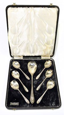 Lot 2286 - EDWARD VINER; a cased hallmarked silver...