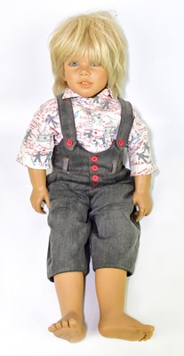 Lot 90 - ANNETTE HIMSTEDT; a Kasimir doll wearing a...