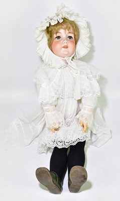 Lot 63 - ARMAND MARSEILLE; a German bisque headed doll...