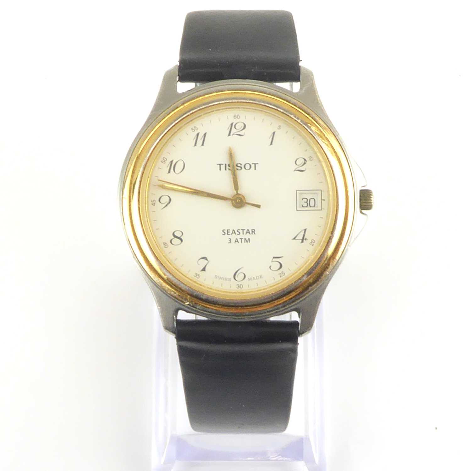 Lot 1319 - TISSOT; a gentlemen's Seastar 3 ATM wristwatch,...