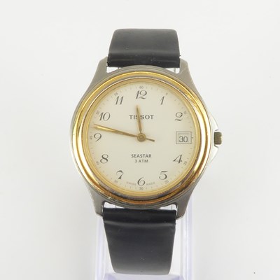 Lot 1319 - TISSOT; a gentlemen's Seastar 3 ATM wristwatch,...