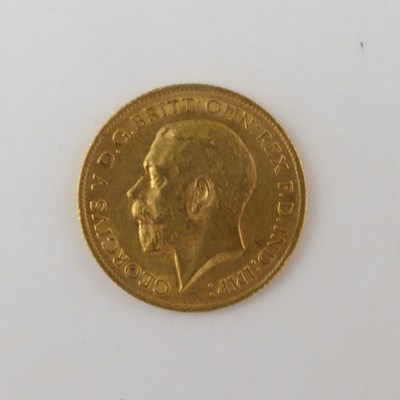 Lot 799 - A George V half sovereign 1911, George and...