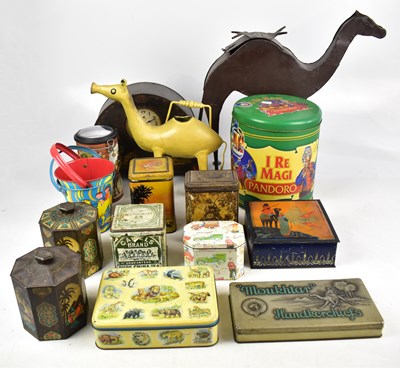 Lot 151 - A collection of camel related tins