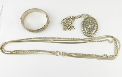 Lot 1226 - A 19th century hallmarked silver oval double...