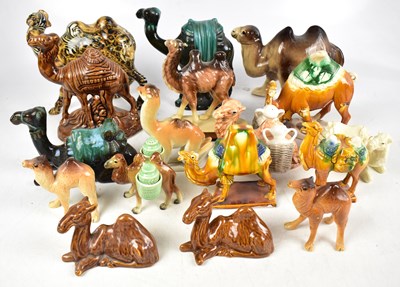 Lot 434 - A group of various camel figures