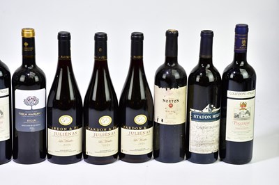 Lot 459 - RED WINE; twelve bottles of mixed red wine...