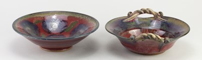 Lot 539 - MARGARET CURTIS (born 1955); a stoneware bowl...