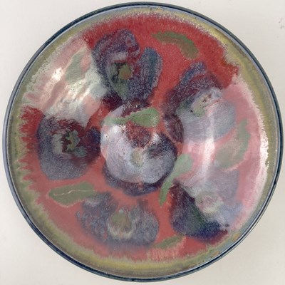 Lot 539 - MARGARET CURTIS (born 1955); a stoneware bowl...