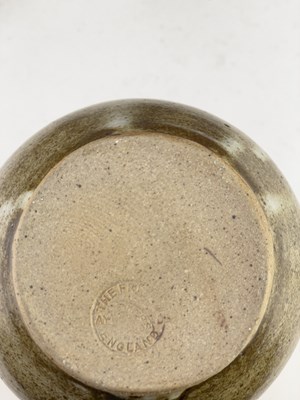 Lot 454 - JIM ROBISON (born 1939); a stoneware plate,...