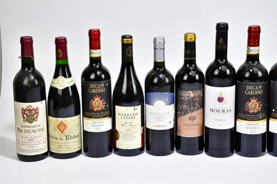 Lot 455 - RED WINE; twelve bottles of mixed red wine...