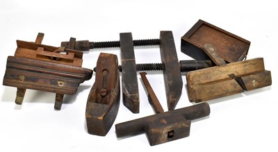 Lot 157 - A collection of four woodworking planes