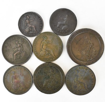 Lot 817 - Seven late 18th/early 19th century copper...